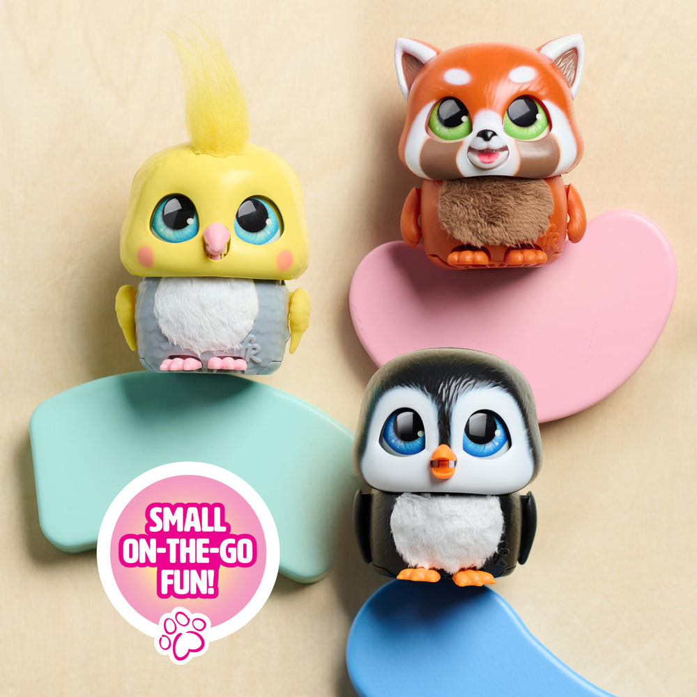 Just Play FurReal Handfuls Shy pairs with others for expanded play.