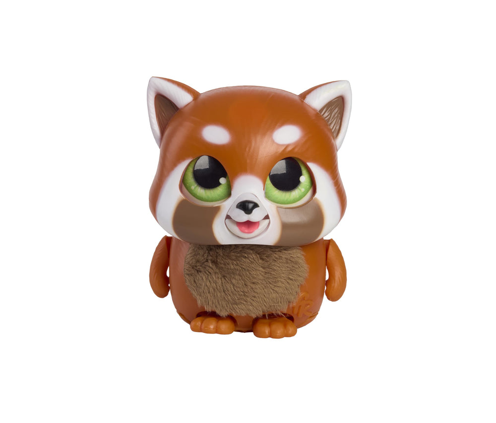 Just Play FurReal Handfuls Shy in-hand pose for endless playtime cuddles.