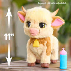 Just Play FurReal Maggie cowbell sounds add authentic farm play.