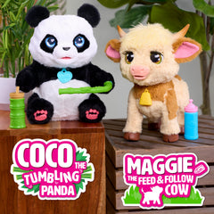 Just Play FurReal Maggie soft plush fur invites cozy cuddle moments.