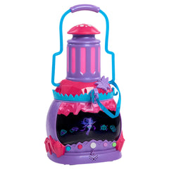 Just Play HOLOBRITE Pixie Doll exiting lantern during grand transformation.