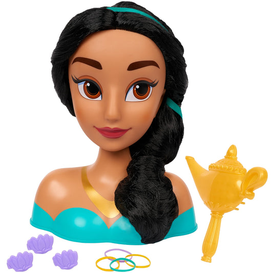 Just Play Jasmine styling head with brush for creative hair styling fun
