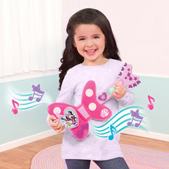 Just Play Minnie Bow-Tique Rockin' Guitar bridge button triggers playful phrases.
