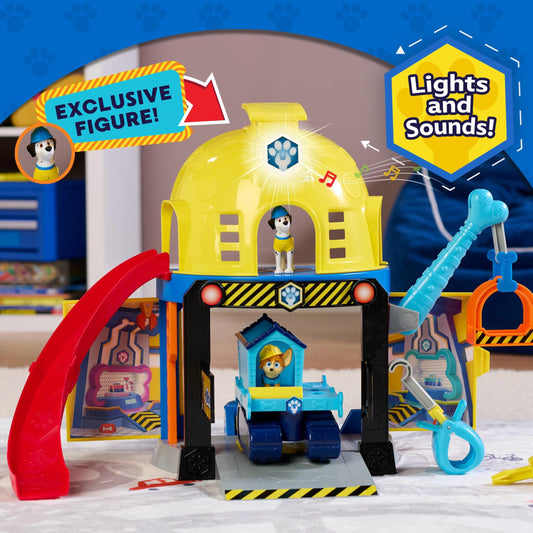 Just Play Pupstruction roof button lights and sounds provide interactive fun