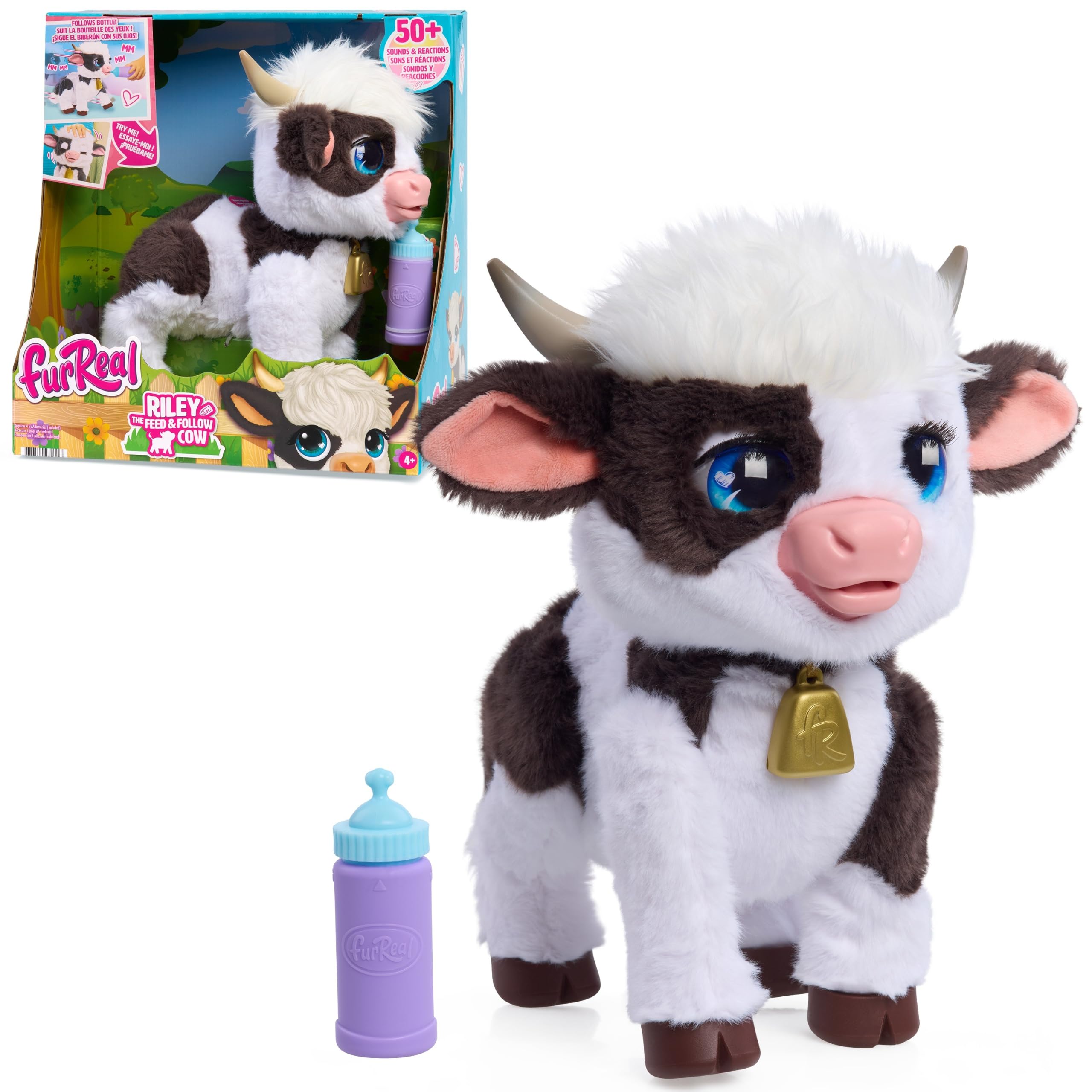 Just Play Riley front view showcasing plush design and walking feature