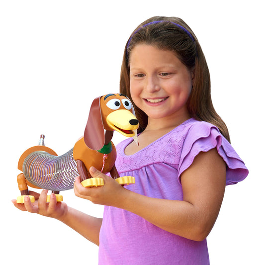 Just Play Slinky Dog with a coiled body design.