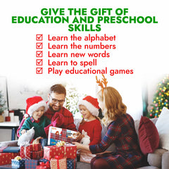 Just Smarty alphabet wall chart color-changing lights respond to music for engagement.