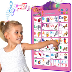 Just Smarty interactive alphabet wall chart engages toddlers with colorful letters.