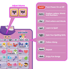 Just Smarty Pinkfong BabyShark musical mat offers interactive learning through song-inspired play.