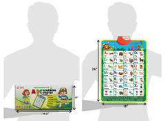 Just Smarty space-saving ABC poster compact design keeps play areas tidy