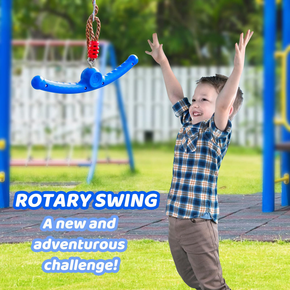 Just.smile Ninja Swing-Twister durable PE material supports long lasting use.
