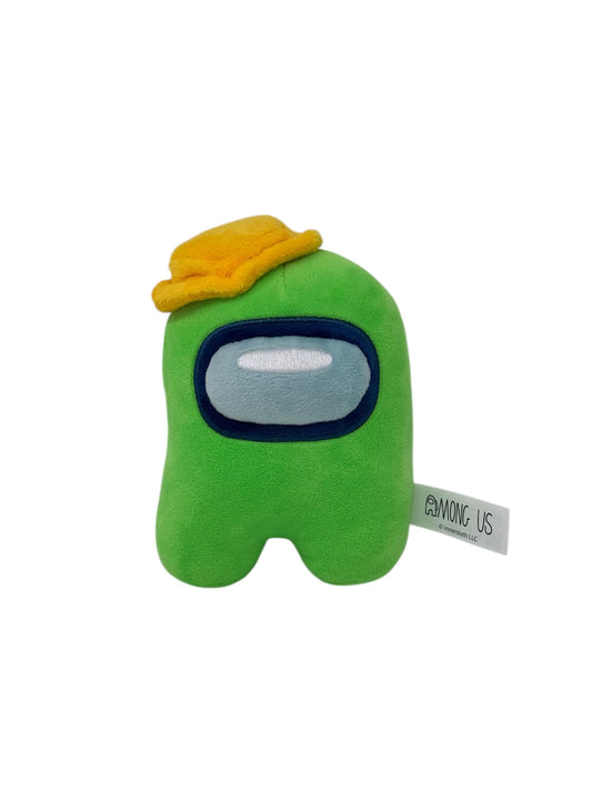 Just Toys Among Us 6-inch green plush with butter, soft cuddle buddy for desks