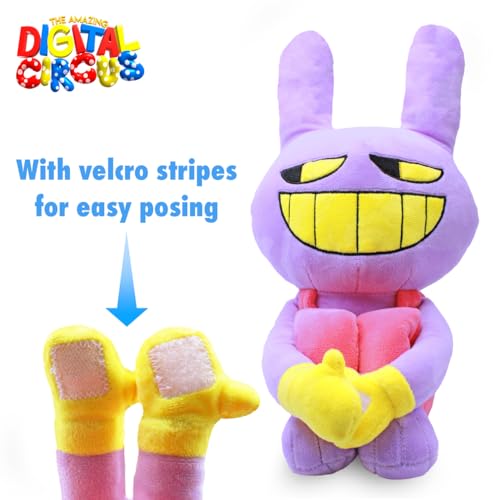 Just Toys LLC Pomni plush side view, perfect for collectors and imaginative play.