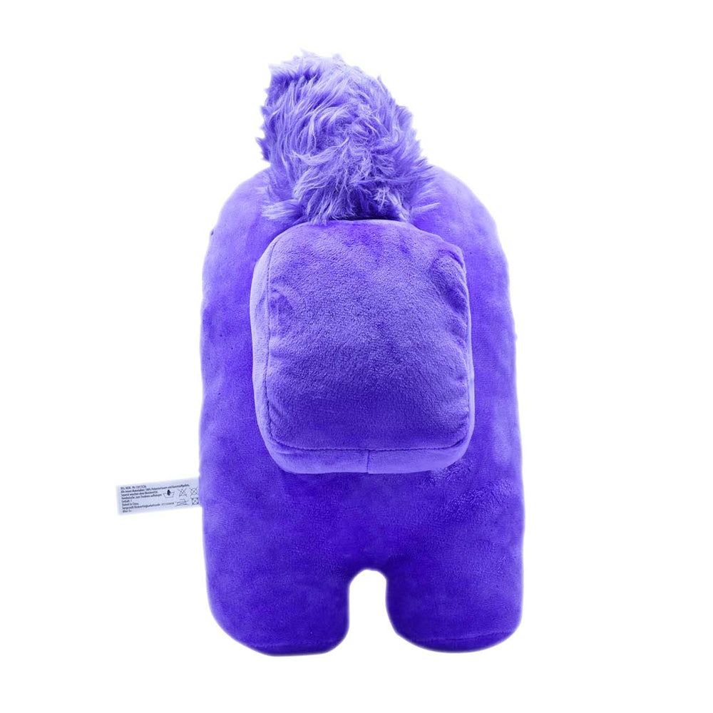 Just Toys LLC Among Us Mega Plush on a display stand, ideal for collectors