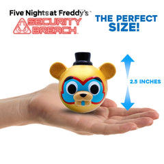 Just Toys LLC Five Nights at Freddy’s SquishMe Series 2 Freddy figure, ultra-soft hug-friendly companion.