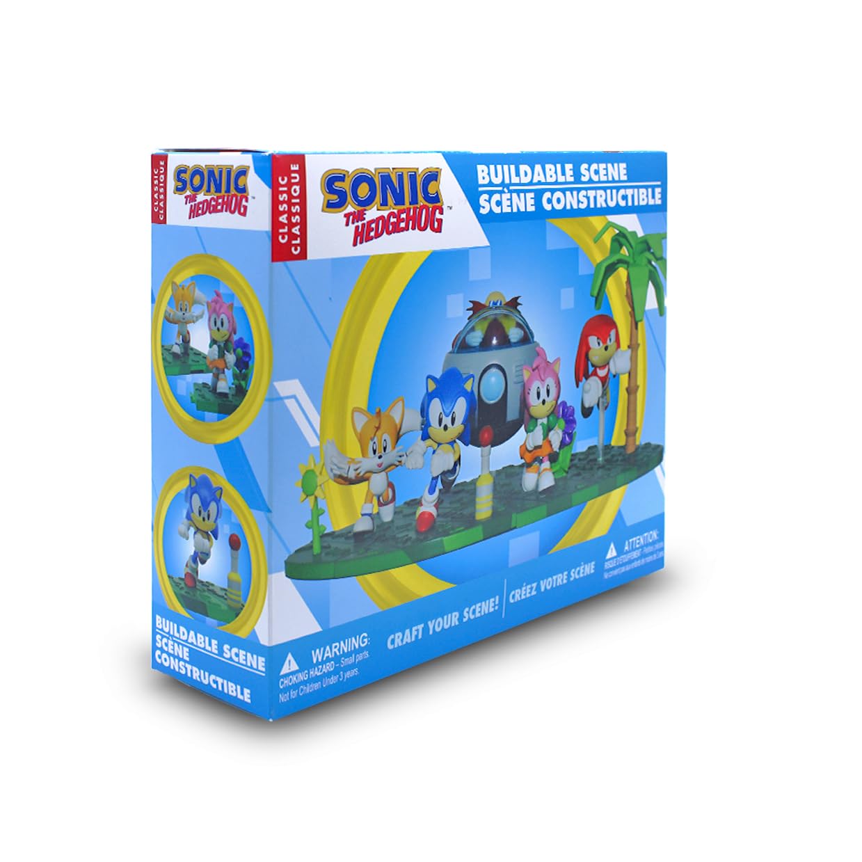 Just Toys LLC Sonic Craftables Series 4 instruction booklet guiding easy assembly