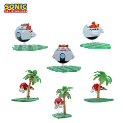 Just Toys LLC Sonic Craftables Series 4 knuckles figure with bold color for display