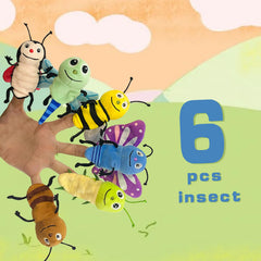 JUSTQUNSEEN ant finger puppet encourages hands-on storytelling.