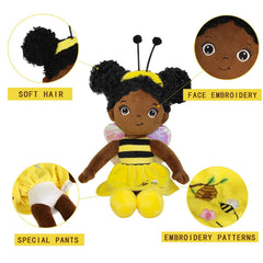 JUSTQUNSEEN black baby doll gift-ready packaging for holidays