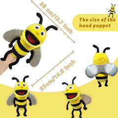 JUSTQUNSEEN butterfly puppet 13in promotes creativity during pretend play.