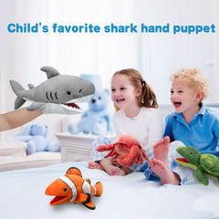 JUSTQUNSEEN crab puppet adds quirky marine character to pretend play.