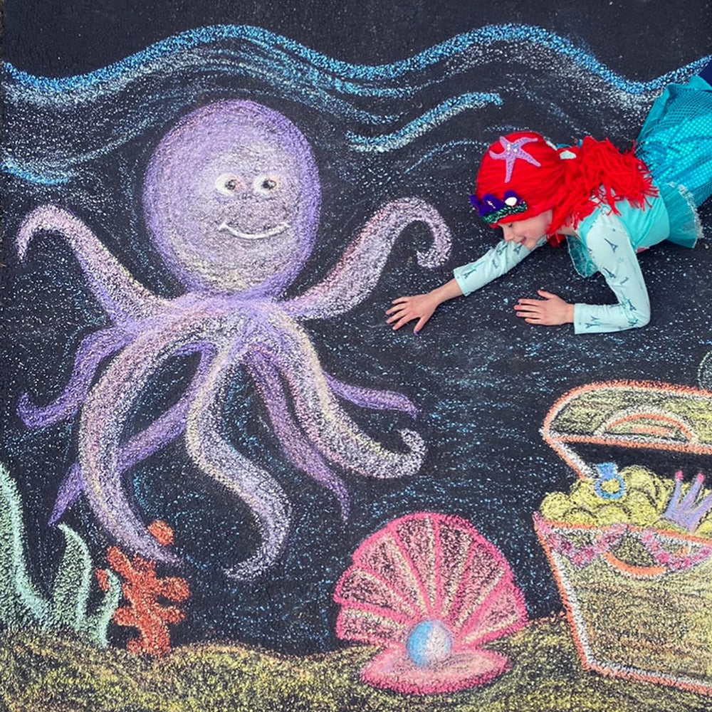 JustRed gift-ready chalk set perfect for birthdays and holidays.