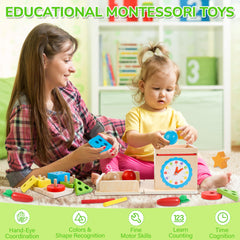 Justwood foldable storage box keeps pieces organized after play sessions.