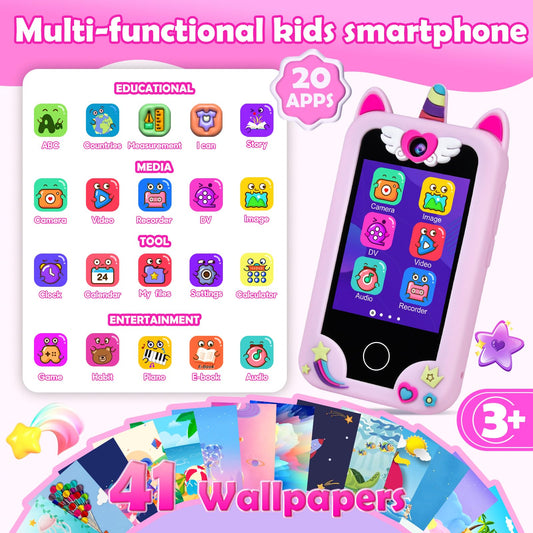 Jusvenmt dual-camera phone enables kids to capture photos and short videos