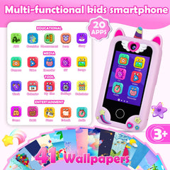 Jusvenmt dual-camera phone enables kids to capture photos and short videos