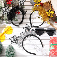 Jutom party accessories arranged for a photo booth setup.