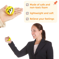 Juuxncgv hand-squeeze stress ball offers quick tension relief.