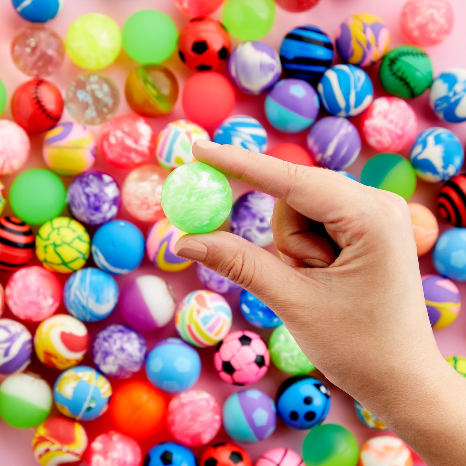 Juvale bouncy balls multicolor assortment perfect for classroom rewards.