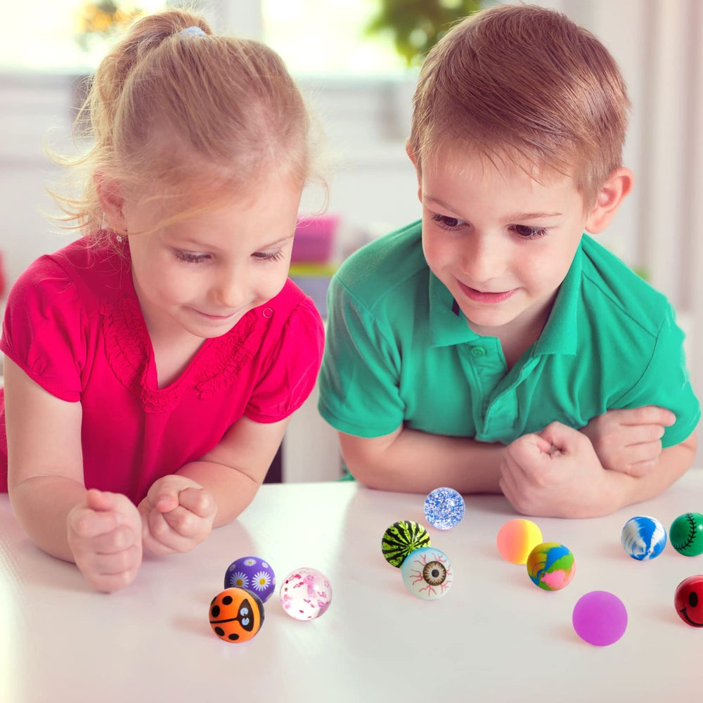 Juvale bouncy balls treasure box kit for kids learning play.