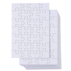 Juvale blank puzzle canvas ideal for personalized crafts and puzzles
