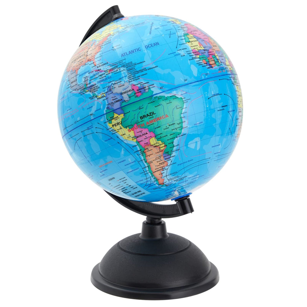 Juvale kids globe decor for desk, adds color and geography reference to any space.