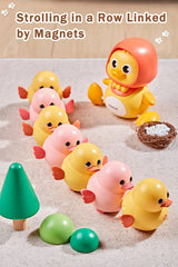 JUYEE Duck with music and lights for a calming tummy time session