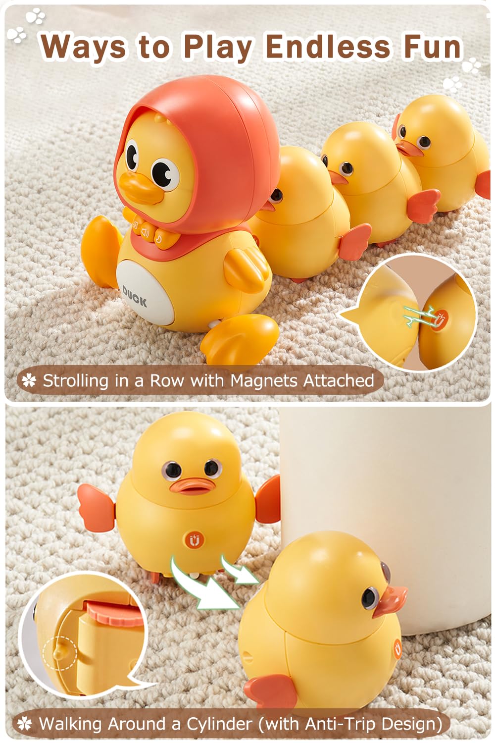 JUYEE Infant toy set for boys and girls encourages imaginative play