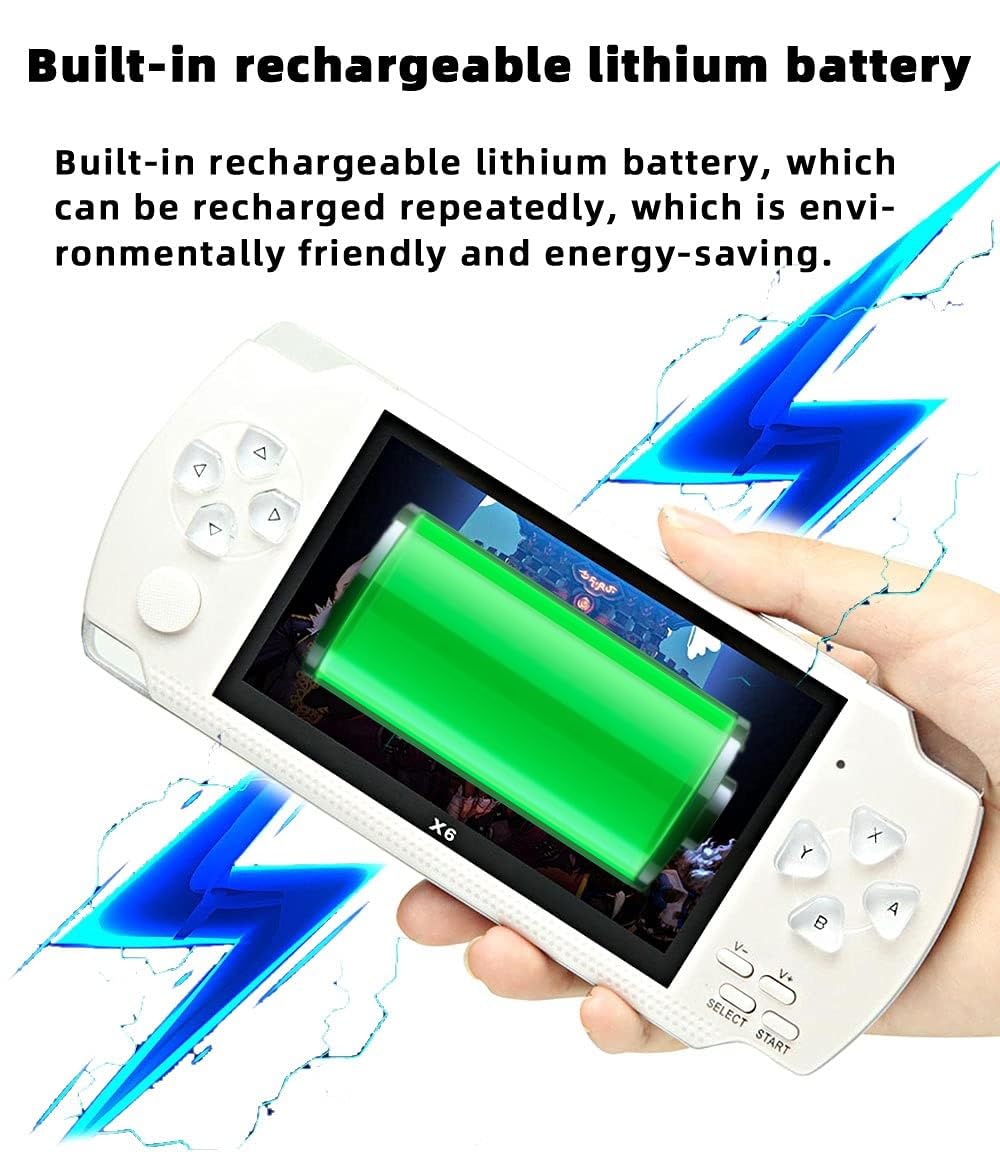 JXD handheld console compact design fits easily in a bag.