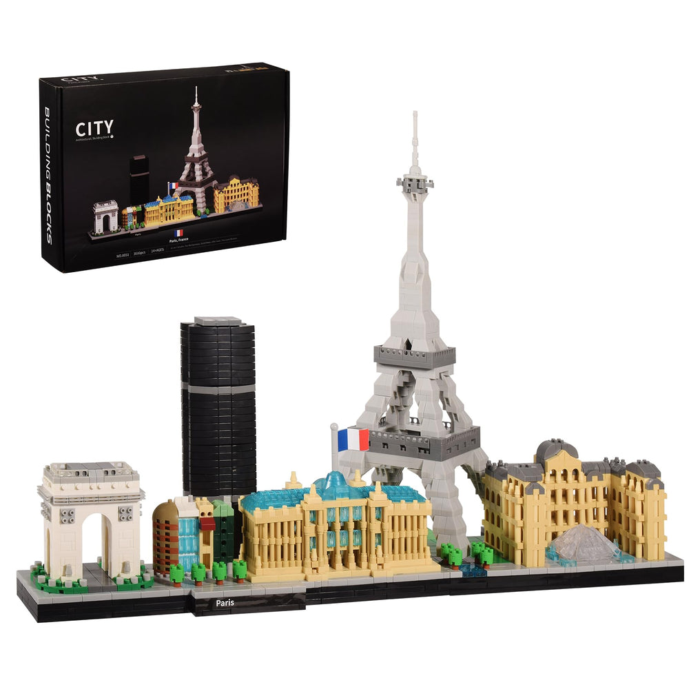 JXRLMB Paris skyline collection product shot for desk display and gift ideas