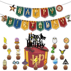 JYCMMFC wizard-themed party setup idea inspires a cohesive birthday display.