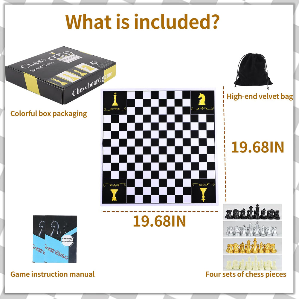 Jyquorp double-sided board switches easily between two- and four-player modes.