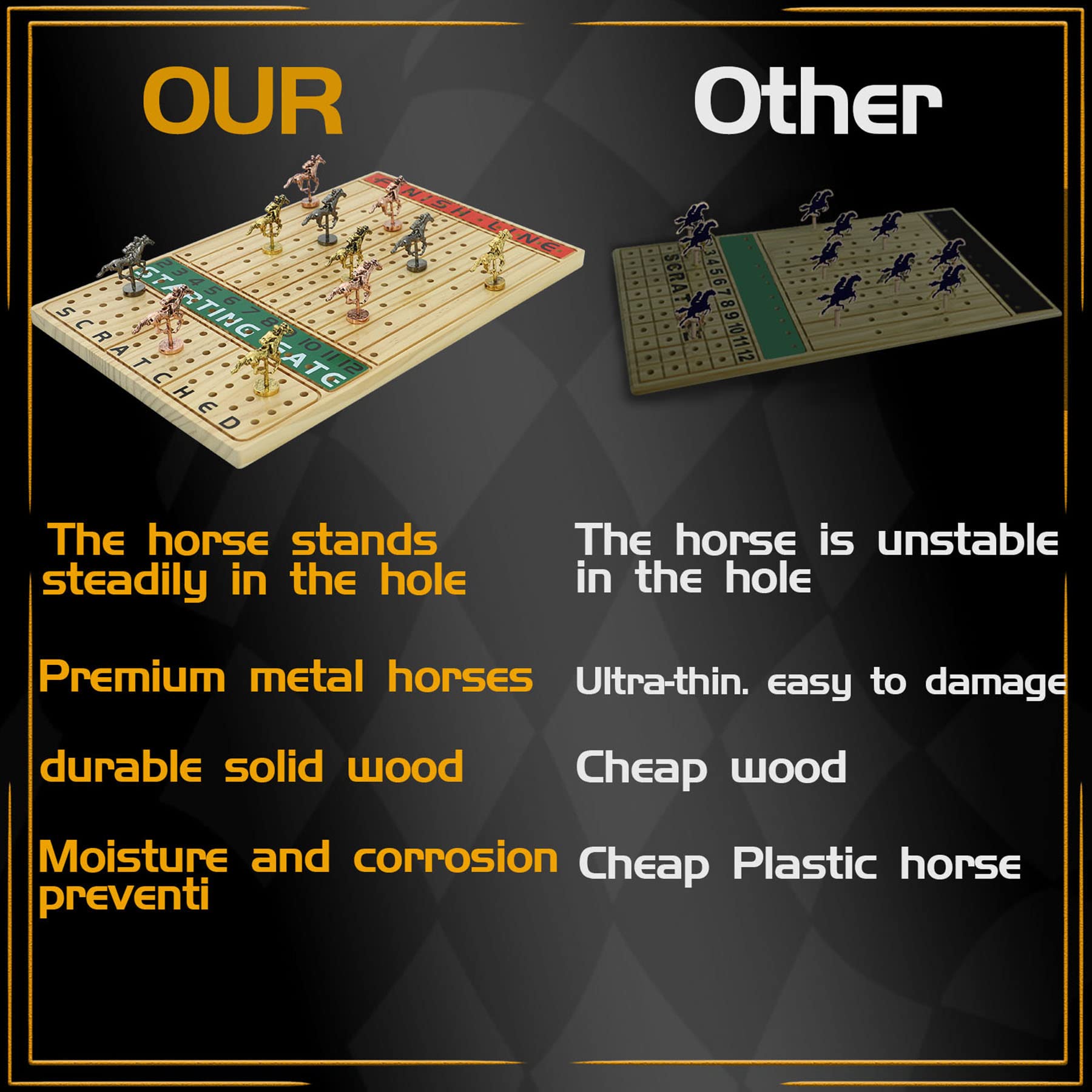 Jyquorp Horse Bag: easy storage keeps pieces organized.