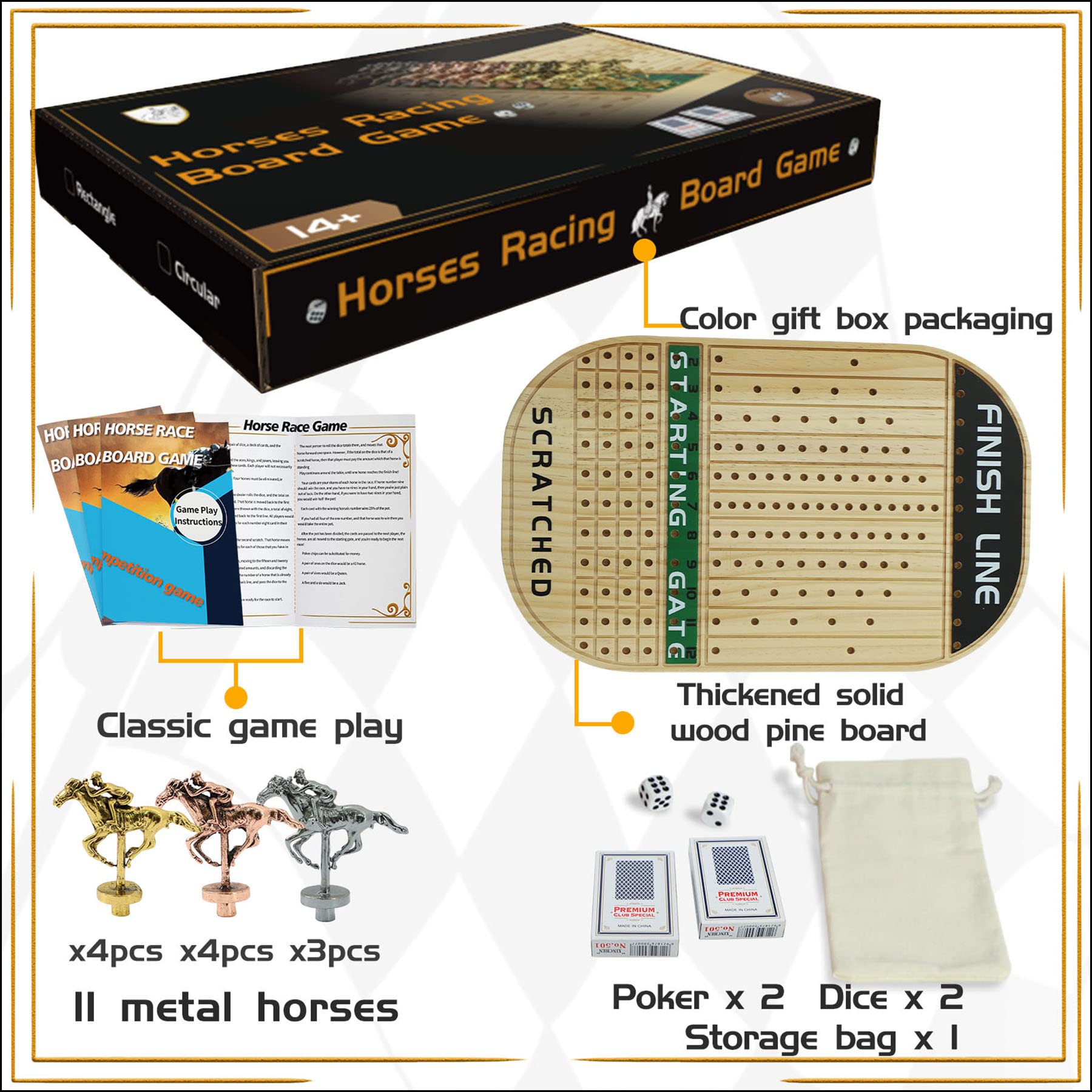 Jyquorp Horse Race bag for easy storage