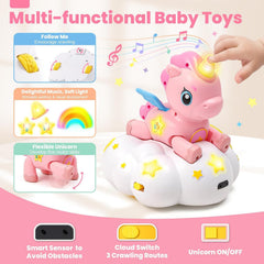 Jyusmile baby musical toy with buttons and lights for interaction