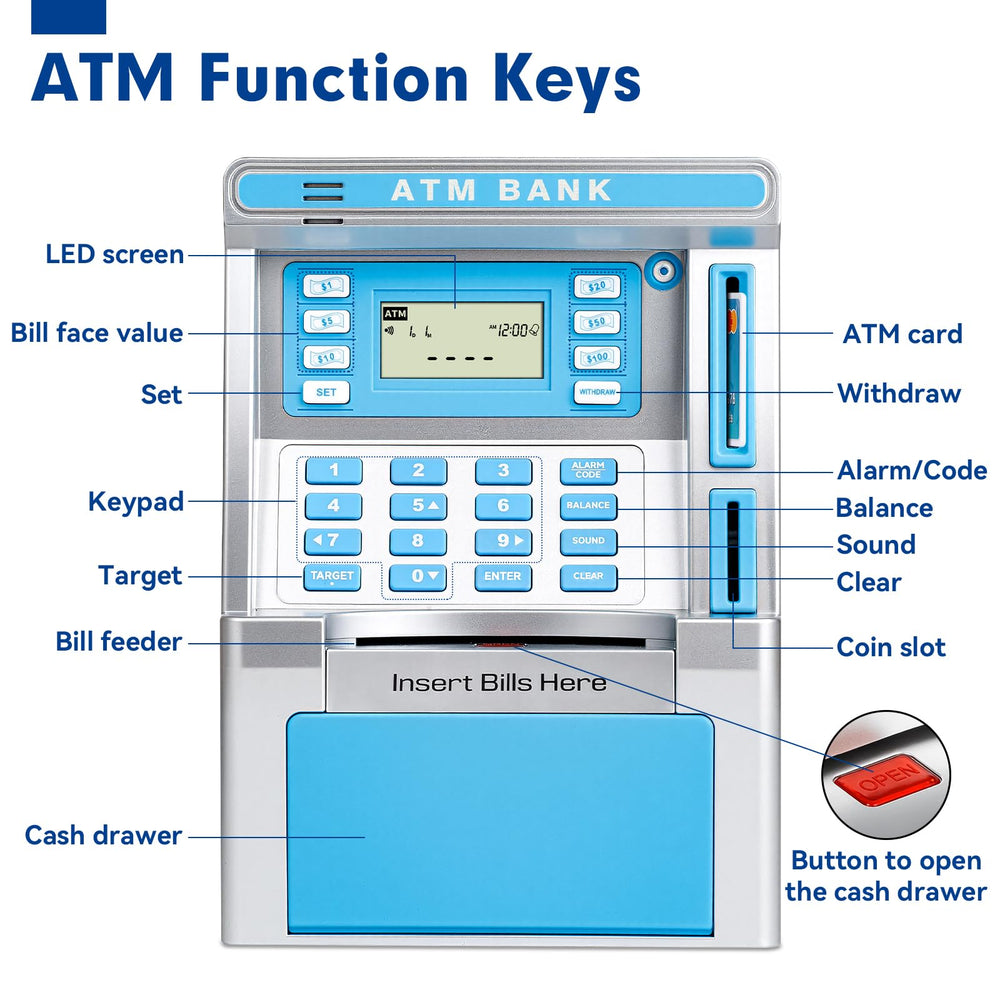 Jyusmile educational savings toy in action supports growing money habits.