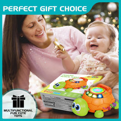 Jyusmile turtle gift-ready packaging makes a thoughtful birthday present for babies.