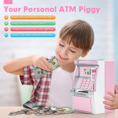 Jyusmile piggy debit card slot enhances pretend banking with a PIN feature
