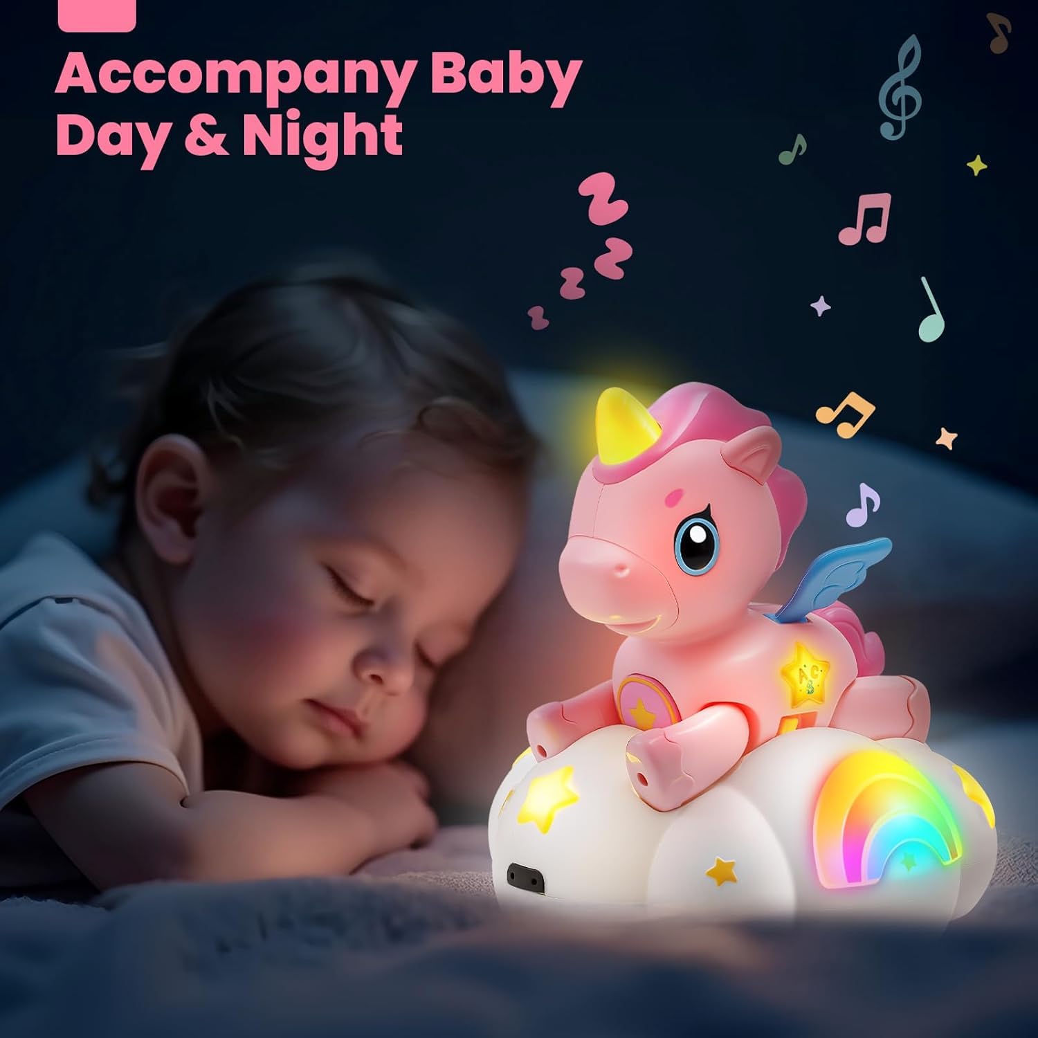 Jyusmile soft wings and flexible legs invite safe exploration