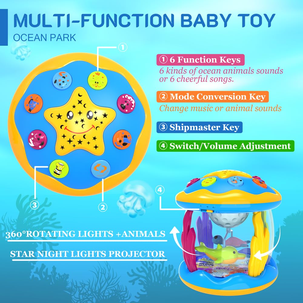 Jyusmile star night lights projector creates soothing ceiling visuals for bedtime.