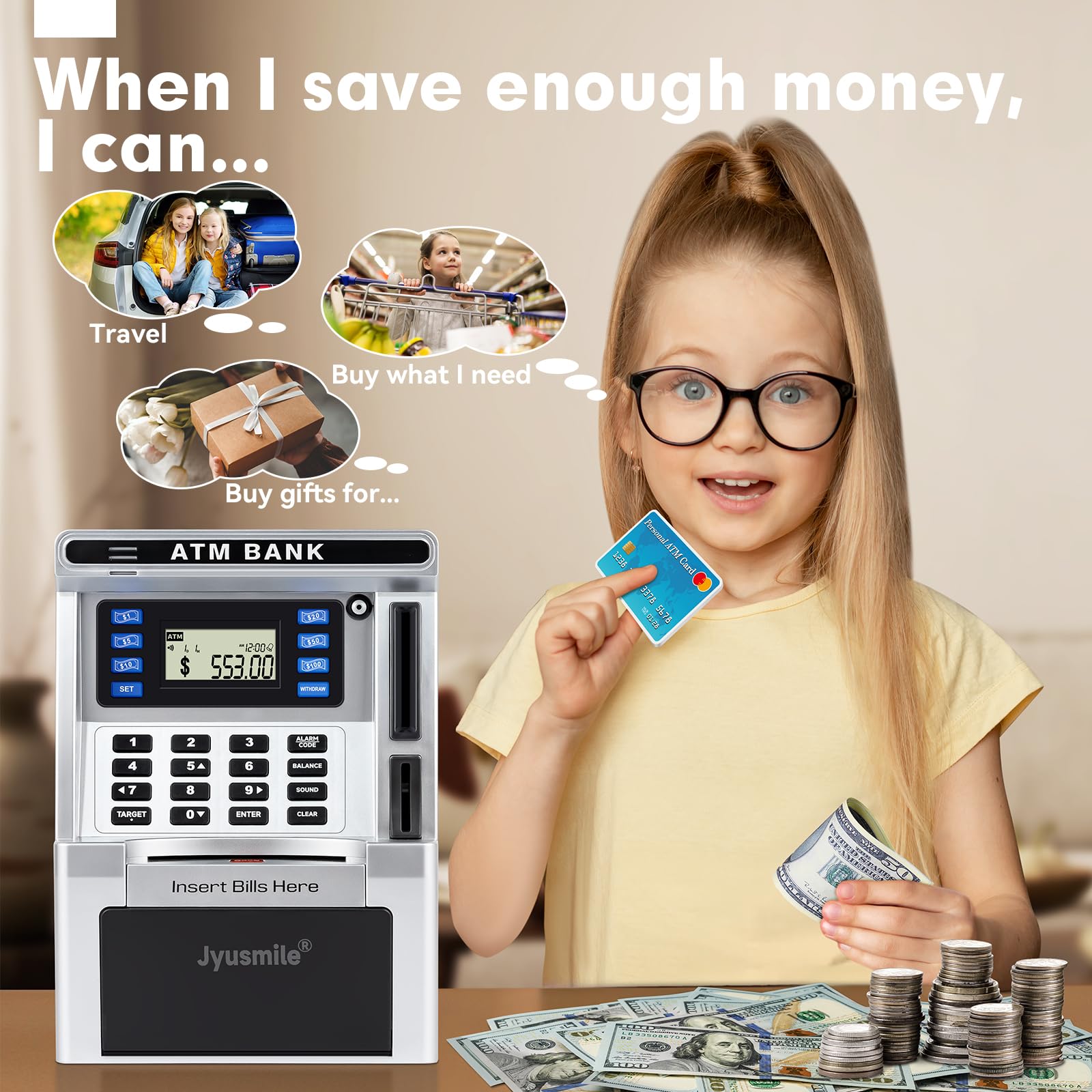 Jyusmile savings goal setting helps kids plan toward targets